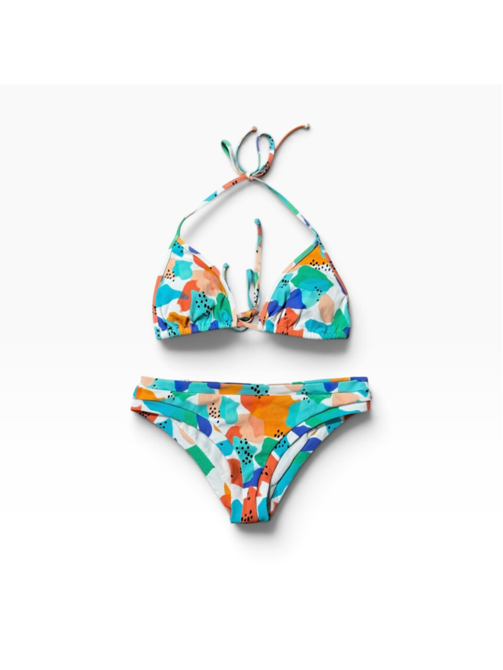 Body Glove Bikini Set Size M Multi-color Abstract Print